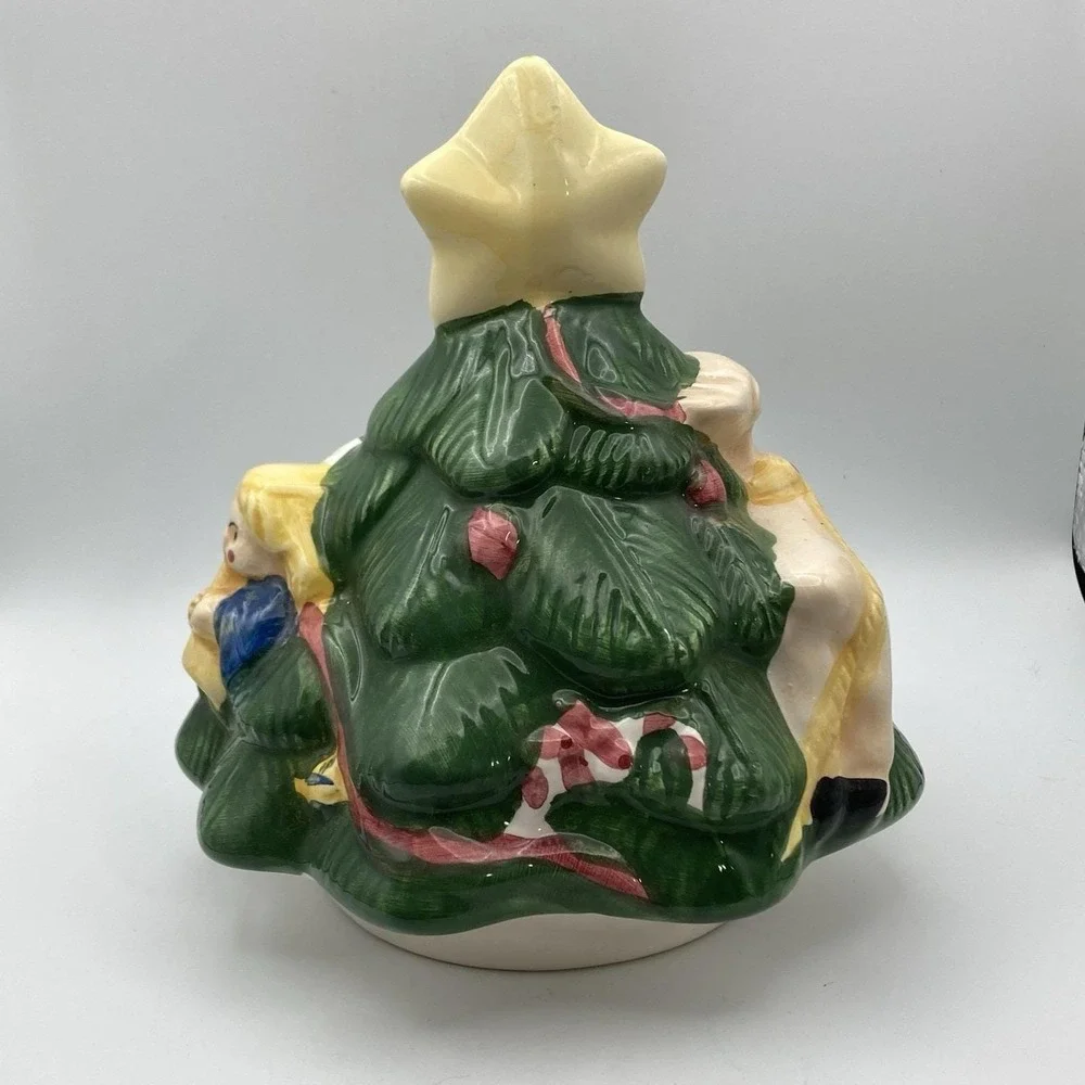 Vintage Cookie Jar Top Only / for 2001 Gibson Christmas Tree 10